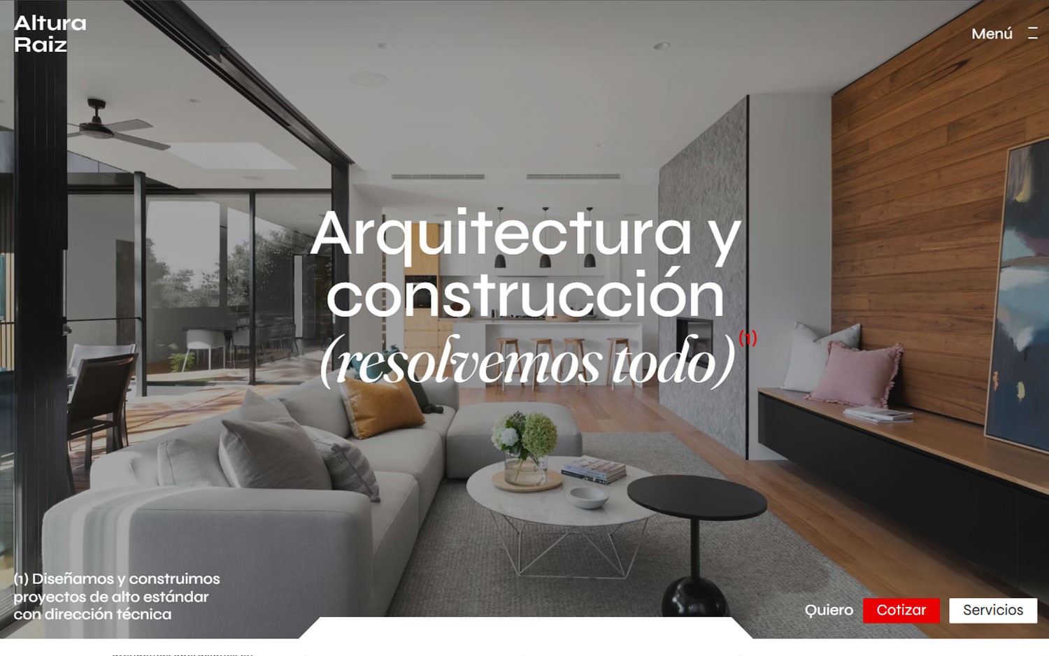 Esta es una imagen ilustrativa del sitio de Altura Raiz