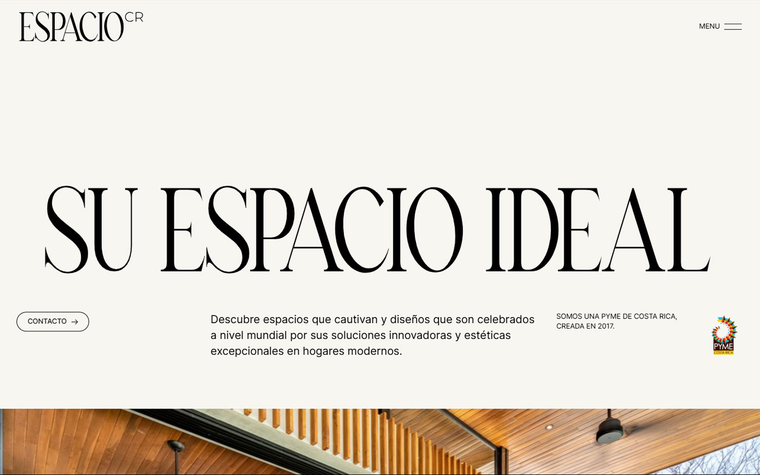 Esta es una imagen ilustrativa del sitio de espaciocr