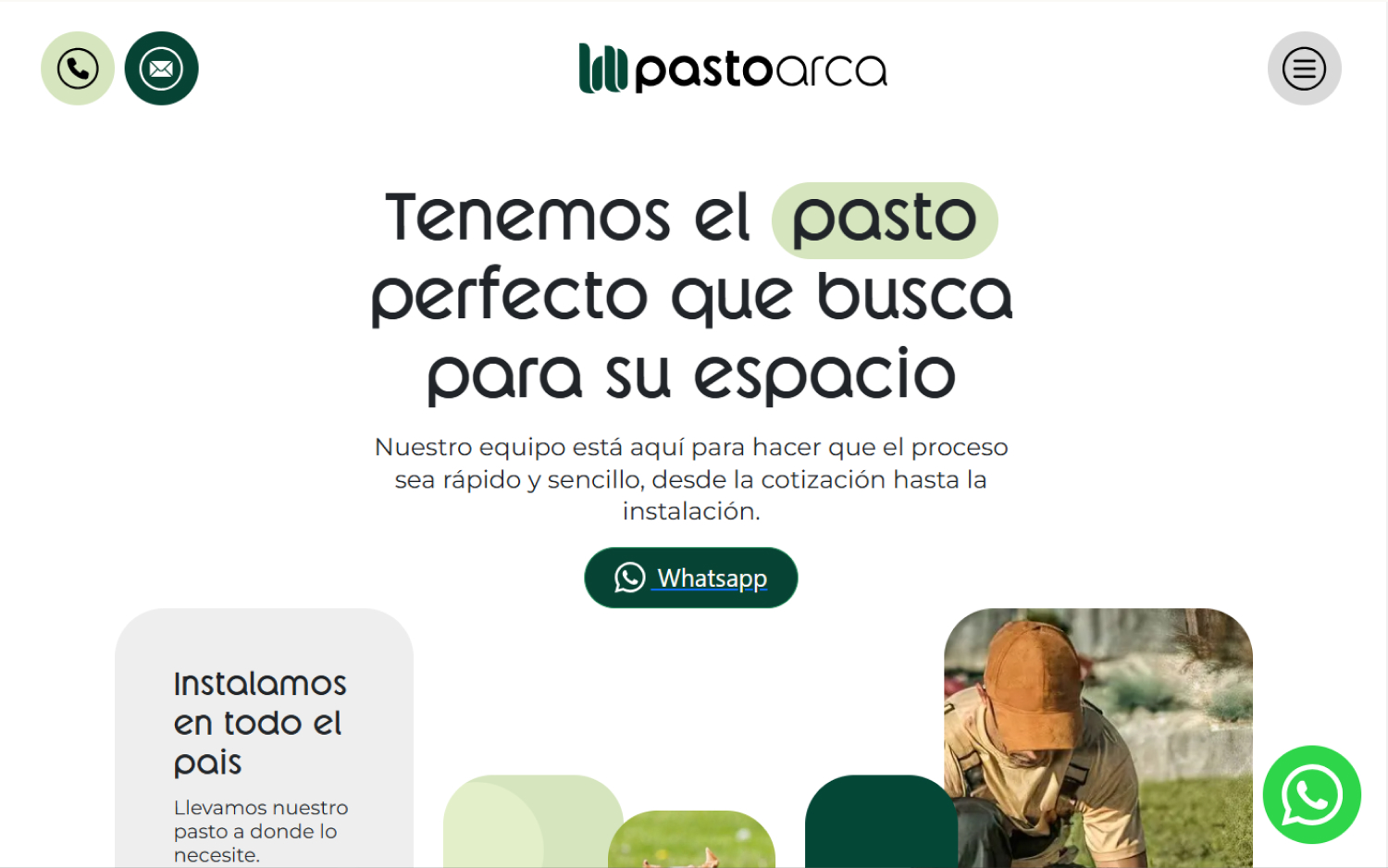 Esta es una imagen ilustrativa del sitio de Pasto Arca