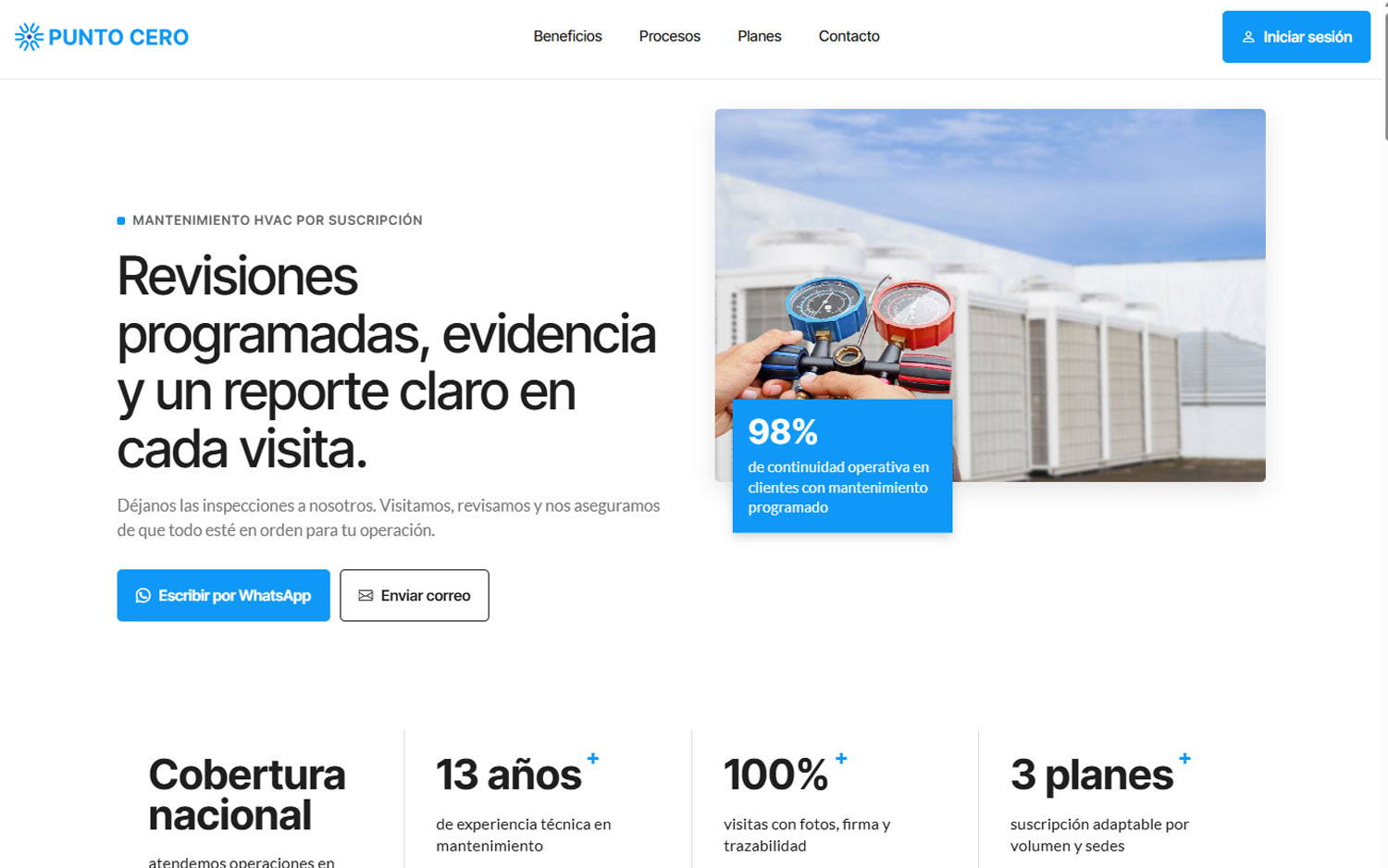 Esta es una imagen ilustrativa del sitio de Punto Cero