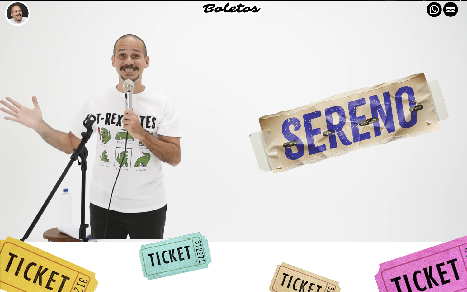 Esta es una imagen del sitio paraUga Comediante